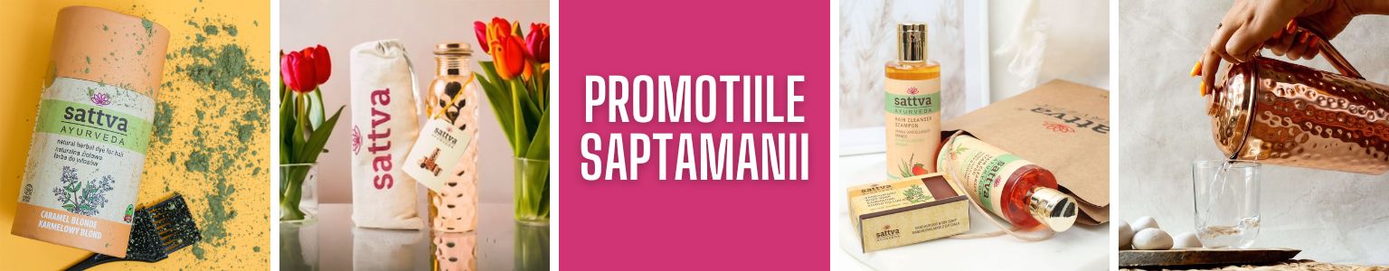 Sattva Ayurveda - Promotiile saptamanii 2026